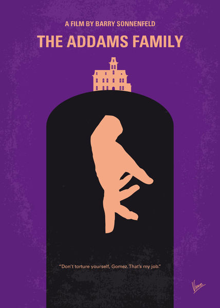 No423-my-the-addams-family-minimal-movie-poster