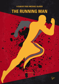 No425 My Running man minimal movie poster von chungkong
