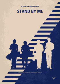 No429 My Stand by me minimal movie poster von chungkong