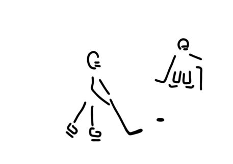 Eishockey-spieler-eis