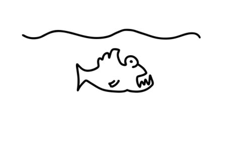 Piranha-biss-fisch-zahn