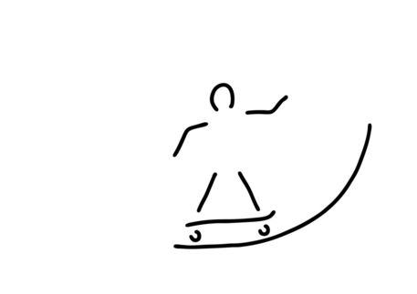 Skateboard-fahrer-halfpipe