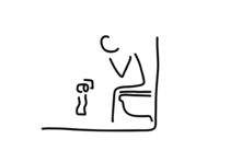 toilette verdauung reizdarm by lineamentum