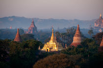 Temples in Bagan by Liz Bugg