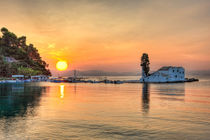 The sunrise in Panagia Vlacherna at Corfu, Greece von Constantinos Iliopoulos