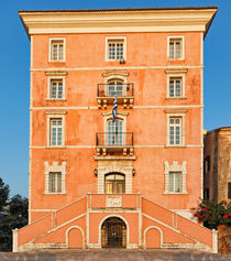 A building at the old town of Corfu, Greece by Constantinos Iliopoulos