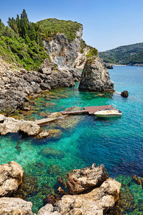 La Grotta Cove at Corfu, Greece by Constantinos Iliopoulos