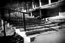 Derelict stairs by David Hare