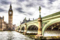 Westminster Bridge London Art von David Pyatt