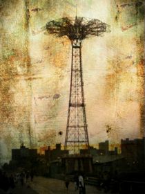 Coney Island Eiffel Tower by Jon Woodhams