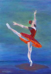 Red Ballerina by Jamie Frier