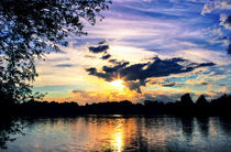  Sunset Over U.E.A Lake von Vincent J. Newman