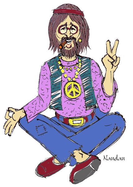 Hippie-2-sitting