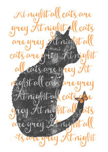 at night all cats are grey by Sybille Sterk