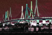 Köhlbrandbrücke abstract von urs-foto-art