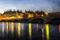 Westminster Bridge Art von David Pyatt