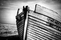 Old wooden Boat von David Hare