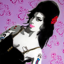 Portrait of Amy Winehouse by Victor Cavalera