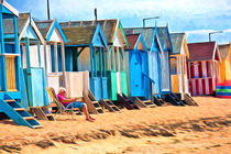 Beach huts at Southend on Sea, Essex von Sheila Smart