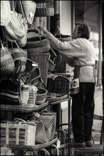 Purveyor of Baskets in Nice von Michael Whitaker