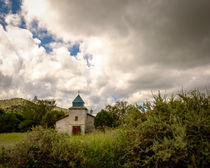 Old church in mountains by Claudia Botterweg