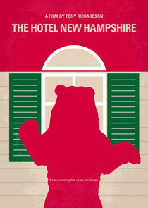 No443 My The Hotel New Hampshire minimal movie poster by chungkong