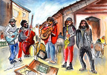 Sineu Street Musicians by Miki de Goodaboom