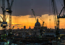 London Cityscape Sunset von Graham Prentice