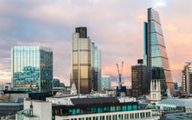 City of London Evening Skyline by Graham Prentice