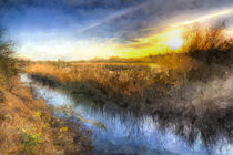 The Ambling River Art by David Pyatt