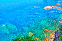 Bezaubernde Wasserlandschaft an der italienischen Riviera bei Camogli by Gina Koch