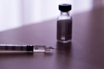Pet insulin injection syringe by Gema Ibarra