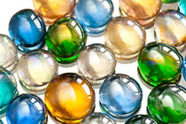 Glass balls marbles abstract  by Arletta Cwalina