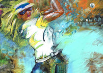 Lady Golf 01 von Miki de Goodaboom