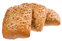 baked graham bread rolls by Arletta Cwalina