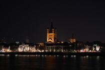 Köln Panorame mit der Kirche Groß St. Martin by Robert Barion