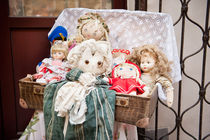 Retro rag dolls toys collection by Arletta Cwalina