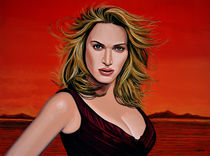 Kate Winslet painting by Paul Meijering