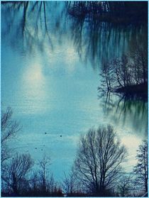 ~~ Wasserspiegelung Natur ~~ by Sandra  Vollmann
