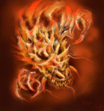 Fire dragon by zvezdochka