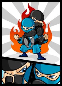 Fighting Ninjas by Sapto Cahyono