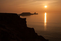 worms head sunset gower by Leighton Collins