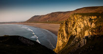 Rhossili bay Gower by Leighton Collins