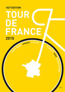 MY TOUR DE FRANCE MINIMAL POSTER 2015 by chungkong