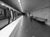 Stockholm Subway B/W von Michael Lichtenstein
