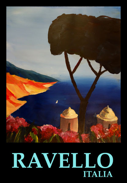Ravello-amalfi-italy-poster