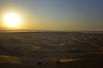 Sunrise in Arabian desert by Artemii Chekushin