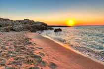 Sunset at Falassarna in Crete, Greece von Constantinos Iliopoulos