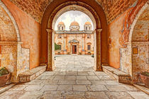 The Monastery of Agia Triada Tsagarolon in Crete, Greece von Constantinos Iliopoulos