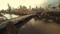 Aerial Picture of Melbourne City by Gracio Permata